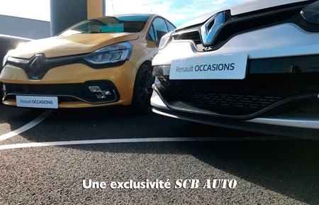Cache plaque immatriculation Renault Sport rs