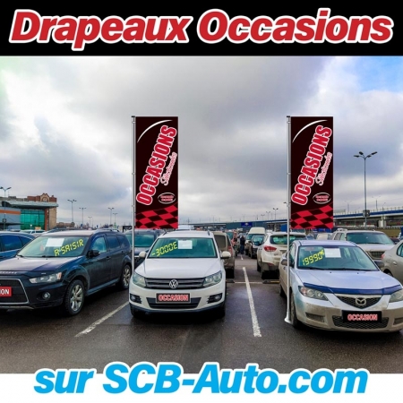 ☞ Mat + drapeau Occasion La Plv Auto ***** Mât + Drapeaux Voiture Occasion 